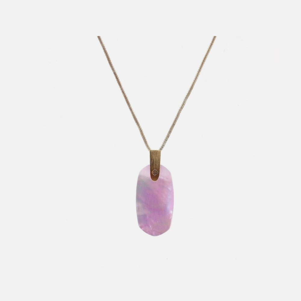 Kendra Scott Inez Pendant Necklace in Mother of Pearl